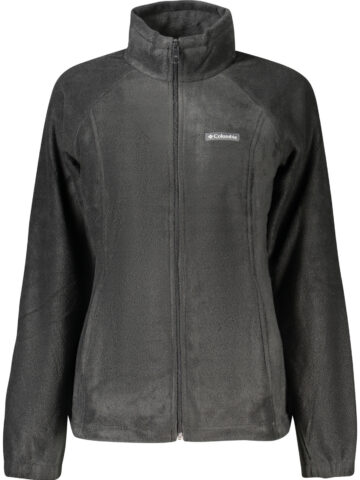 COLUMBIA WOMEN'S BLACK ZIP-UP SWEATSHIRT