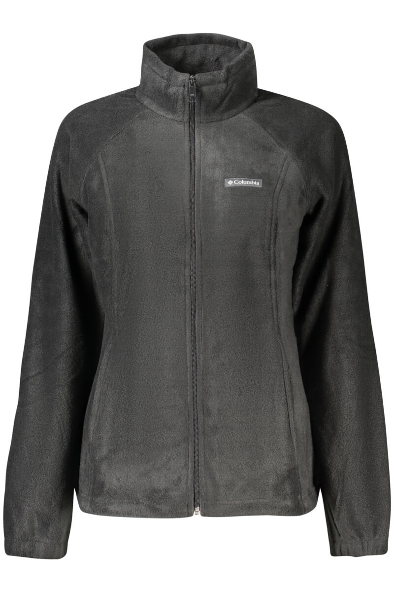 COLUMBIA WOMEN'S BLACK ZIP-UP SWEATSHIRT