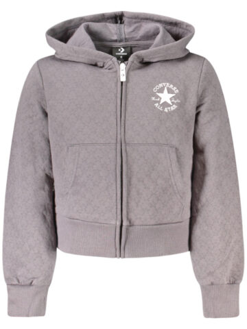 Converse Mädchen Zip-Hoodie Grau