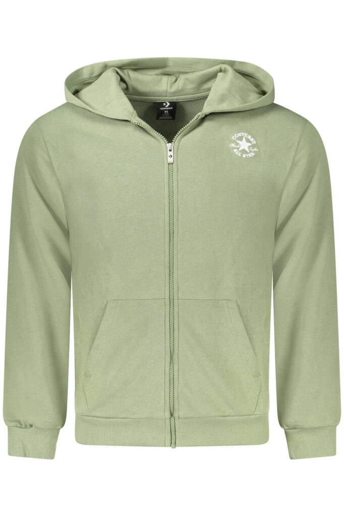 CONVERSE Kinder Sweatshirt mit Reißverschluss Grün