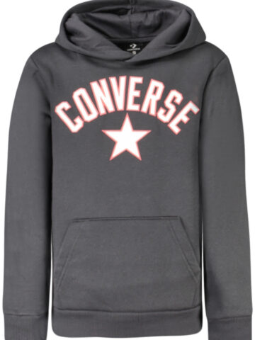 Converse Kapuzenpullover ohne Reißverschluss Kinder Schwarz
