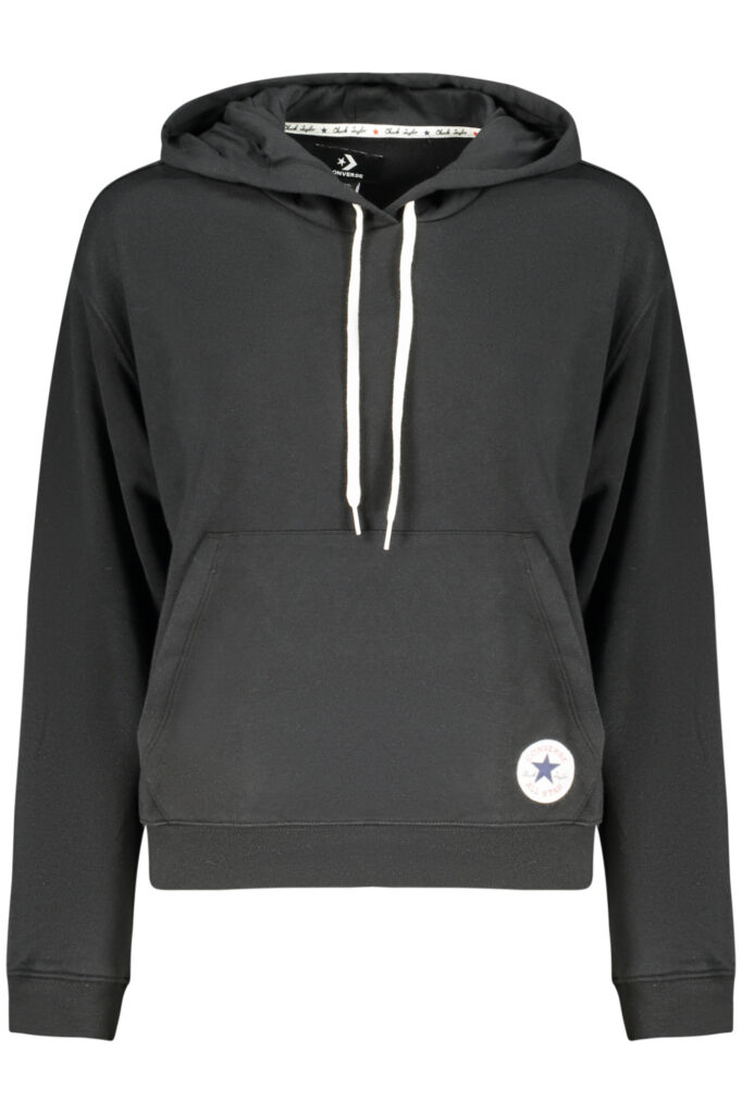 Converse Women's ZIPLESS Hoodie, Black CVW6H117_NE001BLA