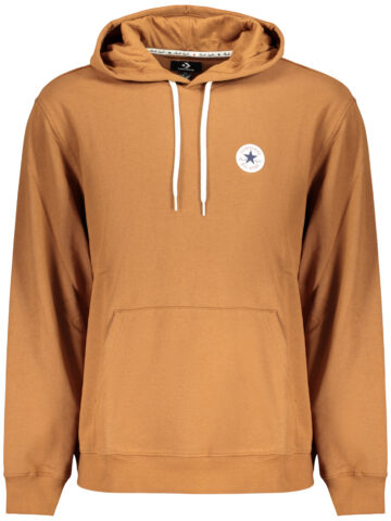 CONVERSE MEN'S BROWN ZIPLESS SWEATSHIRT