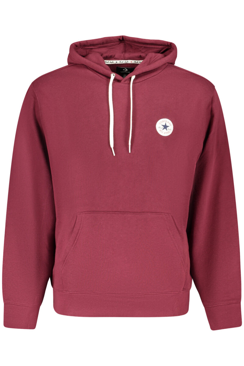 Converse Herren Hoodie Rot Ohne Reißverschluss
