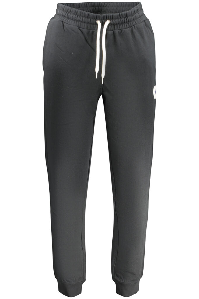 CONVERSE MEN'S BLACK LONG TRACKSUIT PANTS CVM6B114_NE001BLA