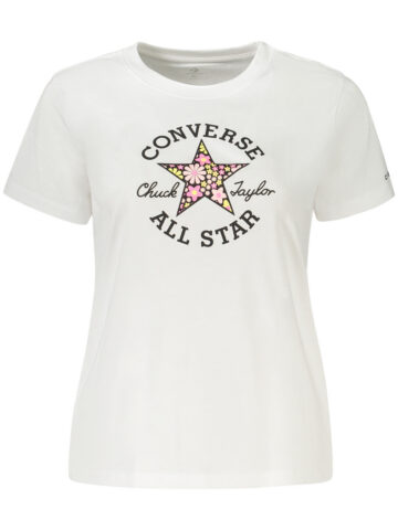 Converse Mädchen Kurzarm-T-Shirt Weiß