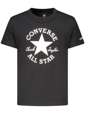 Converse Mädchen T-Shirt Schwarz Kurzarm