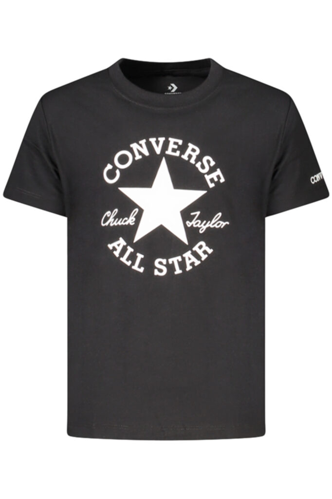 Converse Mädchen T-Shirt Schwarz Kurzarm