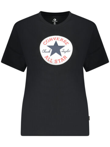 Converse Women's Short-Sleeved T-Shirt, Black