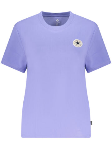 CONVERSE WOMEN'S SHORT-SLEEVE T-SHIRT PURPLE