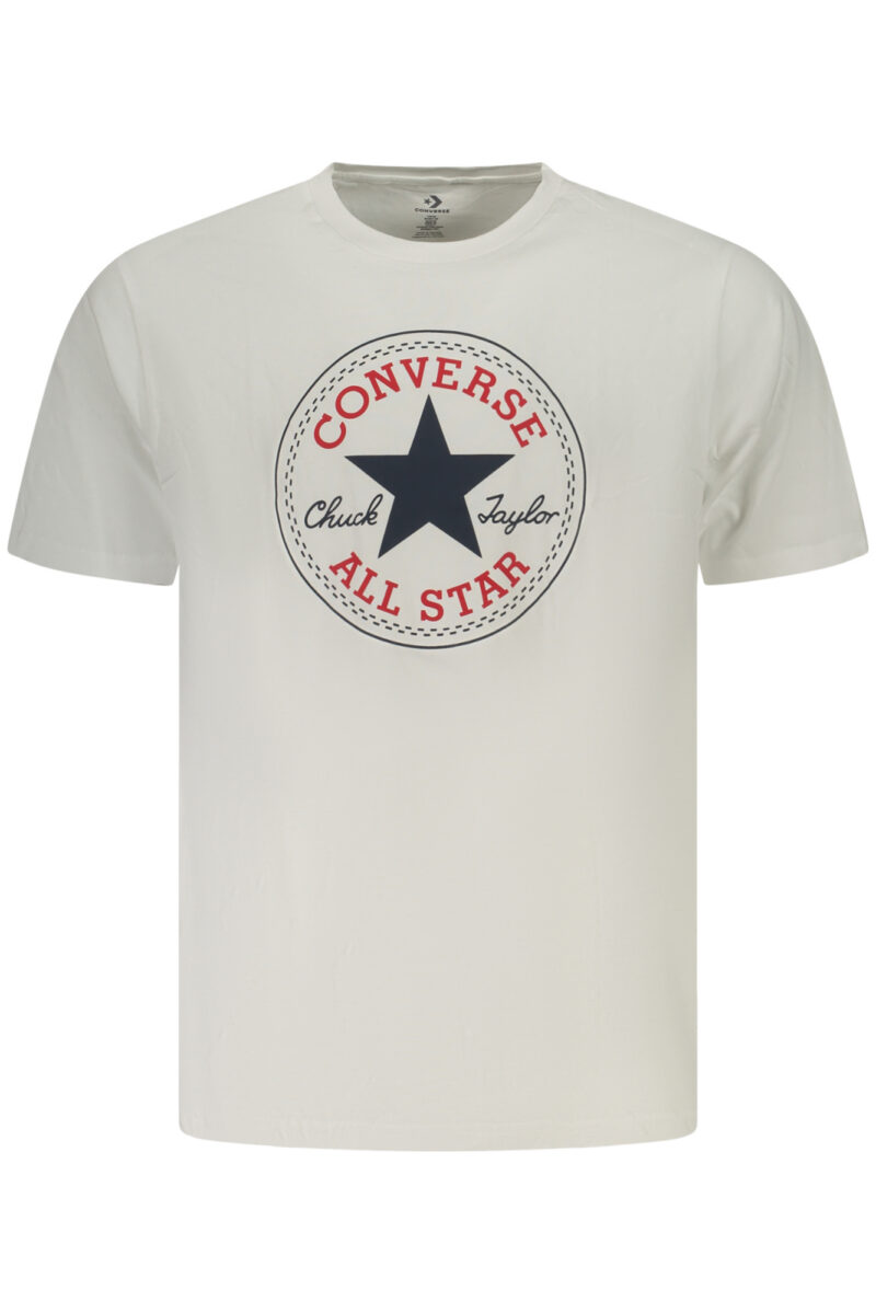 CONVERSE Herren Kurzarm T-Shirt Weiß