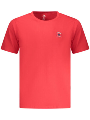 Converse Men's Red Short-Sleeved T-Shirt CVM5T565_RO610RED