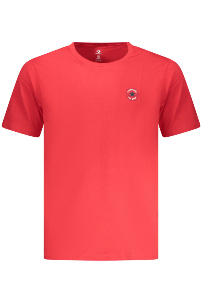Converse Men's Red Short-Sleeved T-Shirt CVM5T565_RO610RED