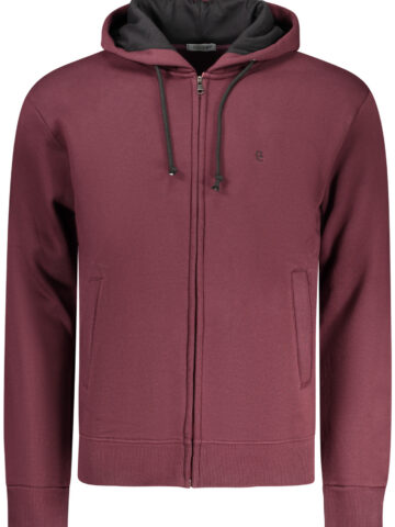 COVERI MOVING MEN'S RED ZIP-UP SWEATSHIRT FE4618_ROBORDEA