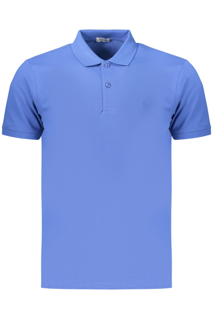 COVERI MOVING MEN'S SHORT-SLEEVE POLO SHIRT, BLUE PQC099_BLAZZURR