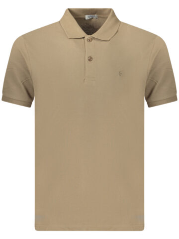 COVERI MOVING MEN'S SHORT-SLEEVE POLO SHIRT, BROWN