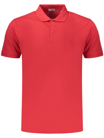COVERI MOVING MEN'S SHORT-SLEEVE POLO SHIRT, RED