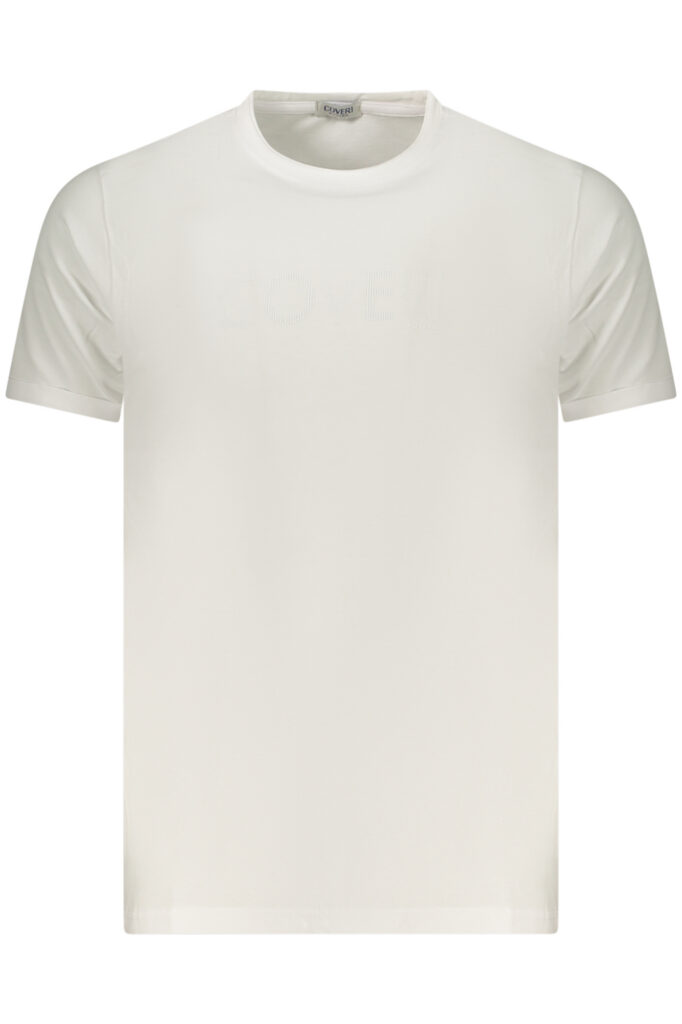 COVERI MOVING MEN'S SHORT-SLEEVE T-SHIRT WHITE TJ5015_BIBIANCO