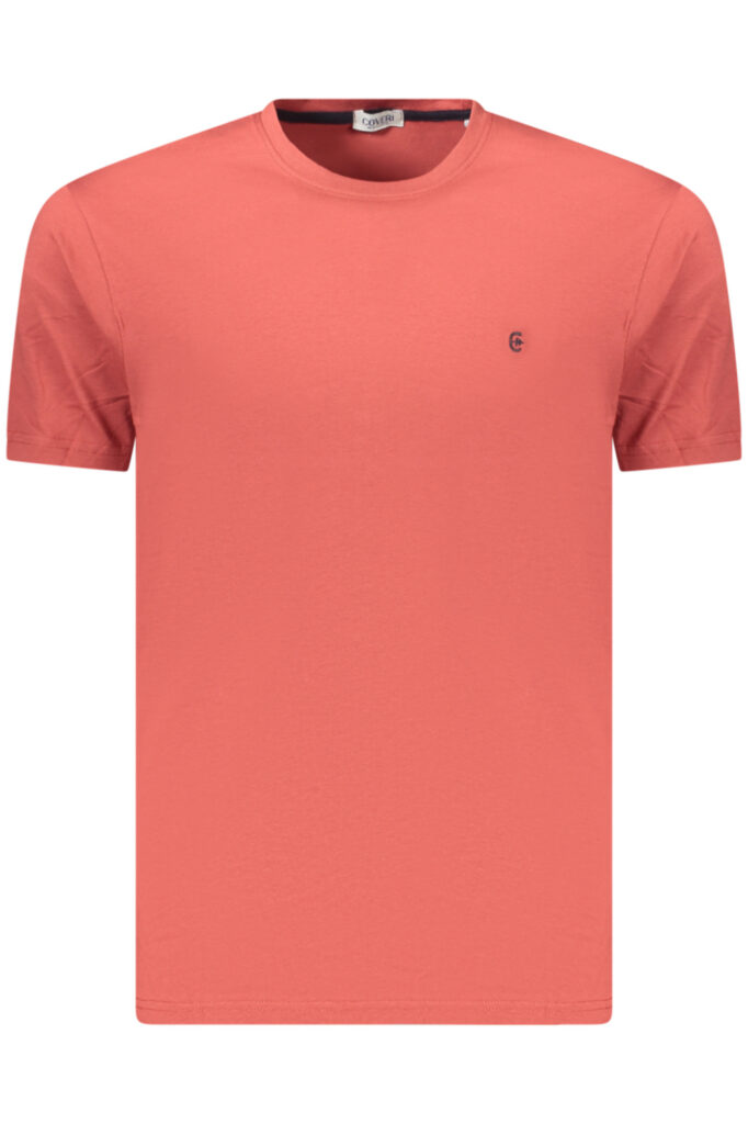 COVERI MOVING MEN'S SHORT-SLEEVED T-SHIRT, RED