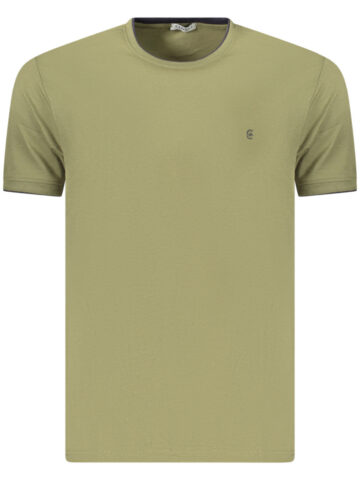 COVERI MOVING MEN'S SHORT-SLEEVED T-SHIRT GREEN TJ2913_VEARMY