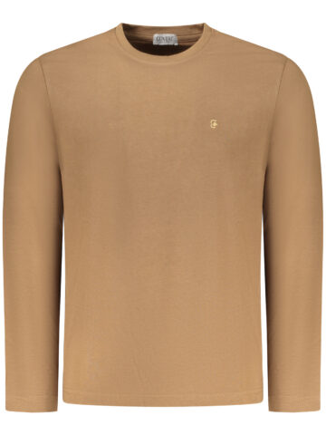 COVERI MOVING MEN'S LONG-SLEEVED T-SHIRT, BROWN