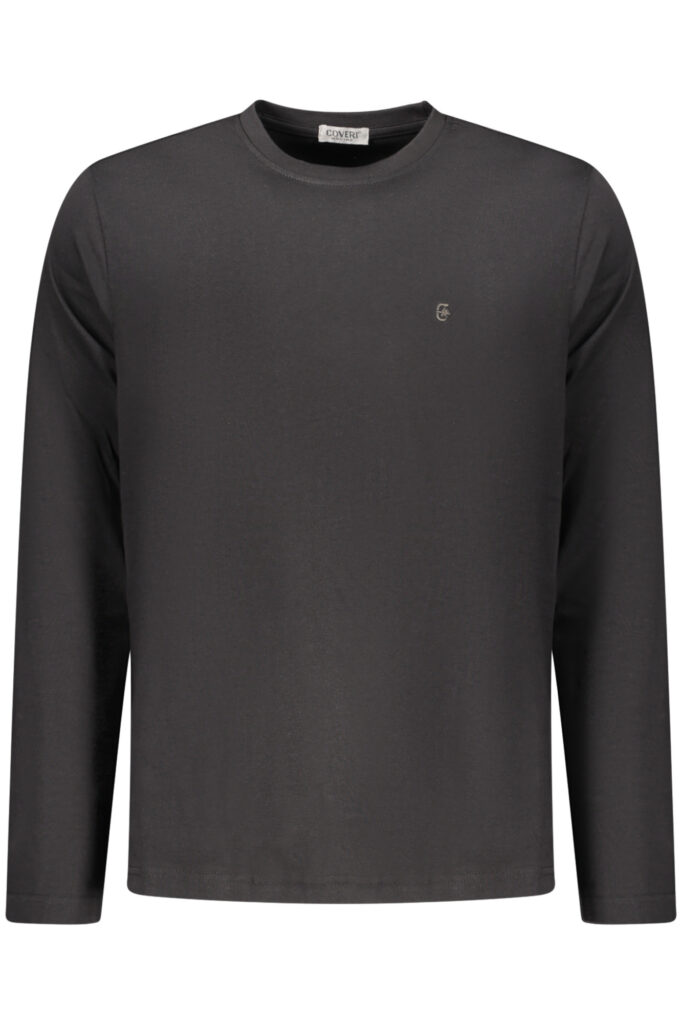 COVERI MOVING MEN'S LONG-SLEEVED T-SHIRT BLACK