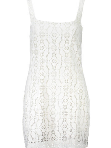 DESIGUAL WOMEN'S SHORT DRESS WHITE