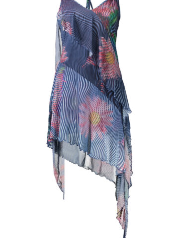 DESIGUAL Damen Kleid Kurz Blau