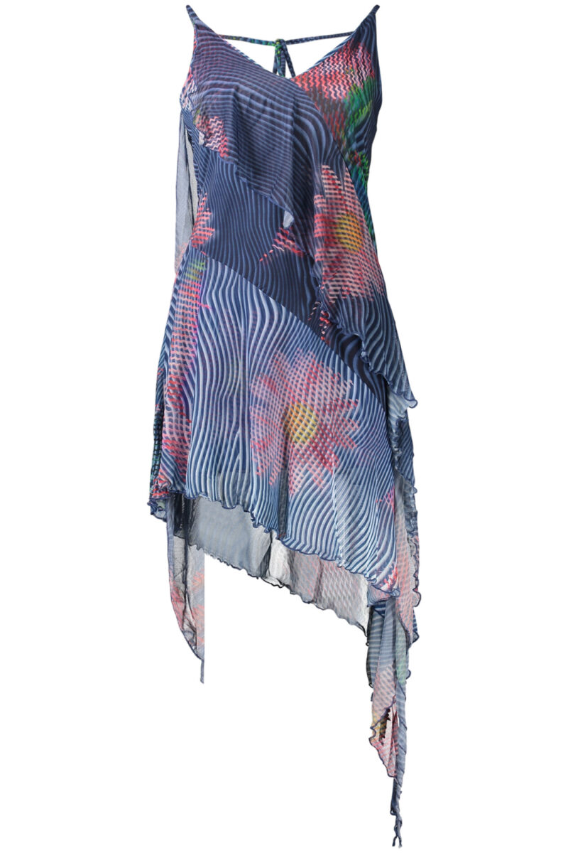 DESIGUAL Damen Kleid Kurz Blau