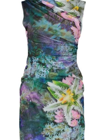 Desigual Damen Kleid Grün kurz