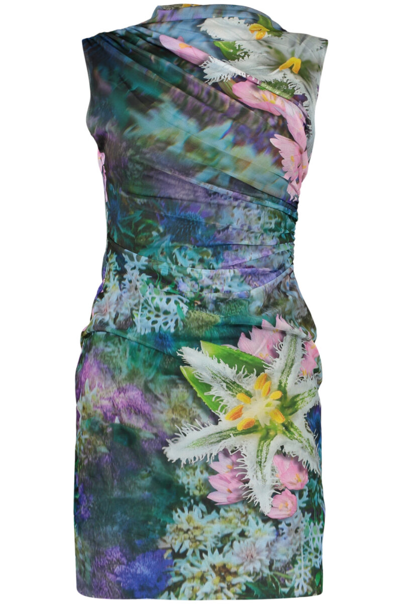 Desigual Damen Kleid Grün kurz