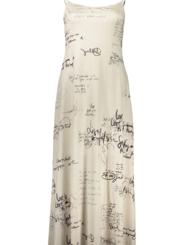 DESIGUAL Damen Kleid lang weiß