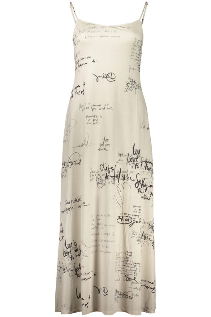 DESIGUAL WOMEN'S LONG DRESS WHITE 26SWVK33_BI1001