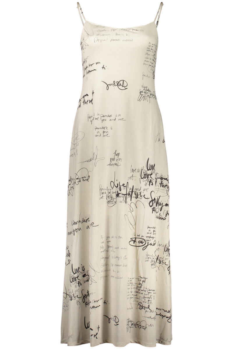 DESIGUAL Damen Kleid lang weiß