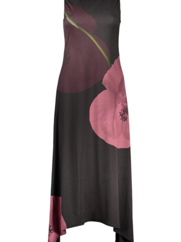 DESIGUAL Damen Kleid lang schwarz