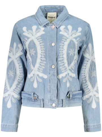DESIGUAL WOMEN'S DENIM JACKET, BLUE