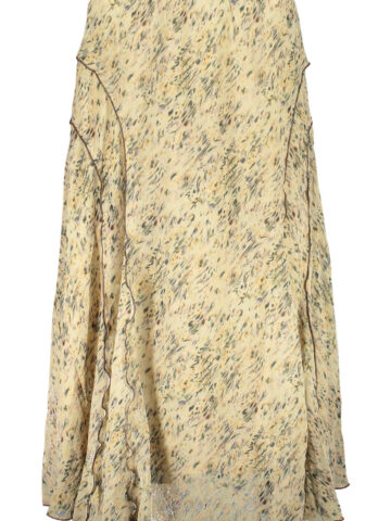 DESIGUAL WOMEN'S LONG SKIRT BEIGE