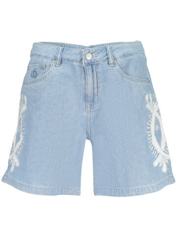 DESIGUAL Damen Jeans-Shorts Blau