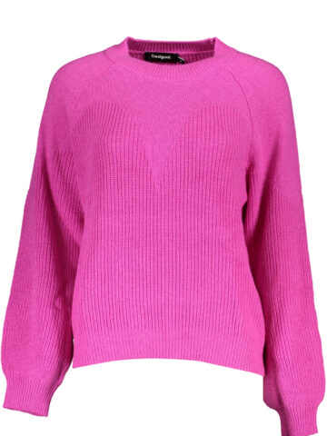 DESIGUAL PINK WOMEN'S SWEATER 23WWJF14_RS3002