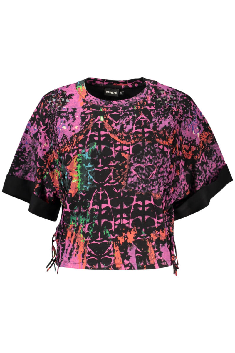 DESIGUAL Damen T-Shirt kurzer Arm lila