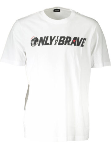 DIESEL SHORT SLEEVE T-SHIRT MEN WHITE