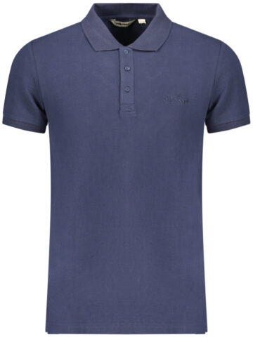 ELLESSE MEN'S SHORT-SLEEVE POLO SHIRT, BLUE