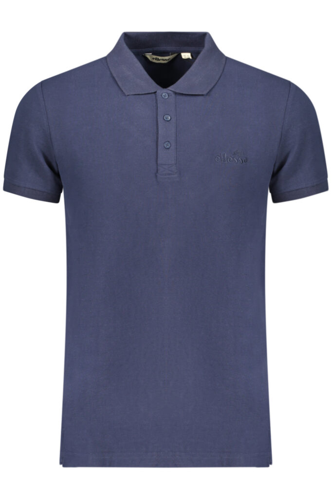 ELLESSE MEN'S SHORT-SLEEVE POLO SHIRT, BLUE