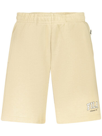 FILA MEN'S BEIGE SHORT TRACKSUIT PANTS