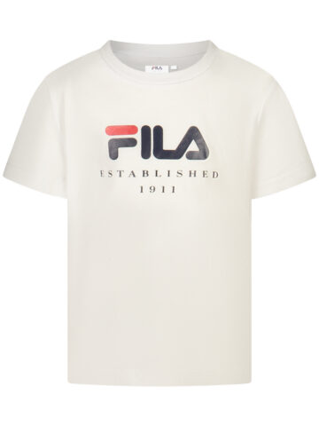 FILA Mädchen T-Shirt kurzarm weiß