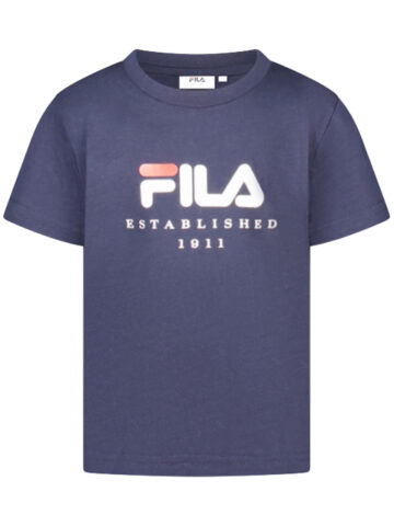 FILA Mädchen T-Shirt Kurzarm Blau