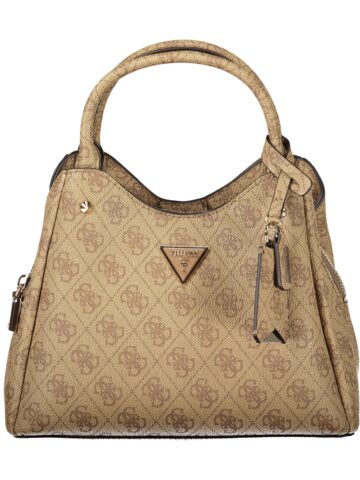 GUESS JEANS Damen Handtasche Beige