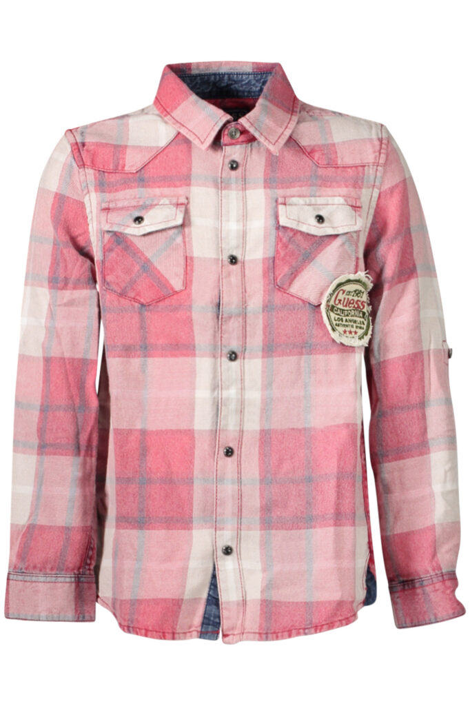 GUESS JEANS Kinder Hemd Langarm Rot