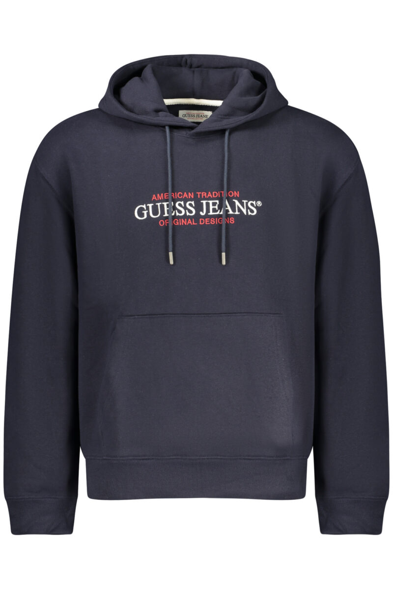 GUESS JEANS Herren Zip-Hoodie Blau