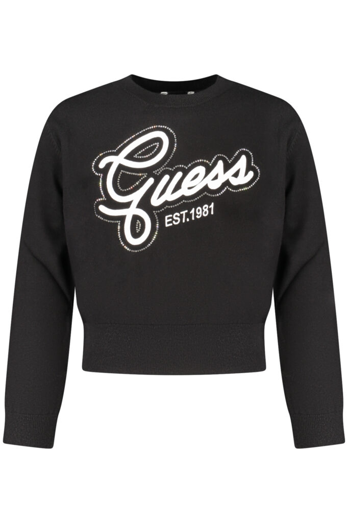 GUESS JEANS Mädchen Sweater Schwarz